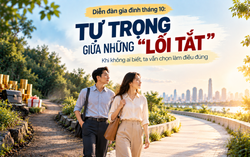 Diễn đàn gia đình tháng 10: Tự trọng giữa những “lối tắt” - Khi không ai biết, ta vẫn chọn làm điều đúng