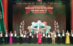 Tôn vinh 96 Nông dân Việt Nam xuất sắc 40 năm Đổi mới