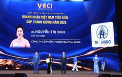 Chủ tịch HĐQT Thái Hưng - Nguyễn Thị Vinh được tôn vinh Doanh nhân Việt Nam tiêu biểu - Cúp Thánh Gióng năm 2026