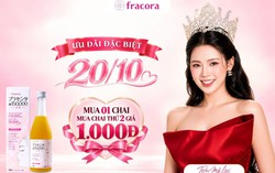 Chỉ 1.000 đồng cho chai fracora thứ hai: Đặc quyền tri ân, tôn vinh Phụ nữ Việt Nam 20/10