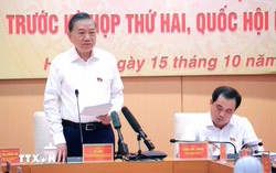 Tổng Bí thư, Chủ tịch nước Tô Lâm dự buổi làm việc chuẩn bị Kỳ họp thứ Hai, Quốc hội khóa XVI của Đoàn đại biểu Quốc hội Hà Nội