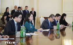 Phó Chủ tịch nước Võ Thị Ánh Xuân hội đàm với Tổng thống Azerbaijan Ilham Aliyev