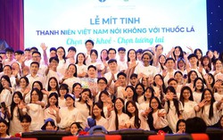 Thanh niên Việt Nam hưởng ứng xây dựng môi trường không khói thuốc lá