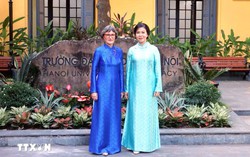 Phu nhân Tổng Bí thư, Chủ tịch nước Tô Lâm và Phu nhân Tổng thống Thụy Sĩ thăm Trường Đại học Dược Hà Nội