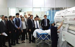 TPHCM: 1 bệnh viện tiếp nhận hệ thống xử lý vải lanh theo công nghệ Nhật Bản đầu tiên tại Việt Nam