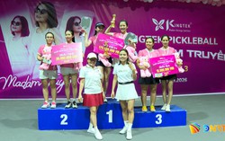 Cặp đôi ca sĩ Diệp Anh - KOL Hương Linh vô địch giải đấu Kingtek Pickleball Cup Madam Truyền 2026