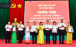 Tăng cường gắn bó giữa phụ nữ Vùng 2 Hải quân và hội viên, phụ nữ Lâm Đồng