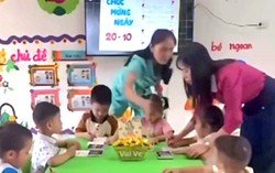 Tạm đình chỉ 2 giáo viên mầm non tát vào mặt bé gái trong giờ học