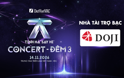 DOJI trở thành nhà tài trợ bạc của Tinh Hà “Say Hi” Concert tại Hà Nội