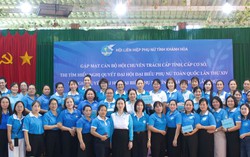 Hội LHPN Khánh Hòa gặp mặt, động viên 70 cán bộ Hội chuyên trách