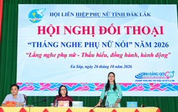 Đắk Lắk lắng nghe tiếng nói của phụ nữ vùng biên