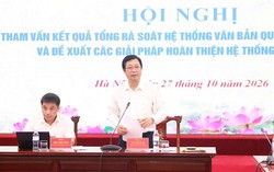 Hội nghị tham vấn về kết quả tổng rà soát hệ thống văn bản quy phạm pháp luật