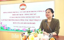 Phó Chủ tịch - Tổng Thư ký Hà Thị Nga thăm, làm việc tại xã vùng cao Sin Suối Hồ (tỉnh Lai Châu)