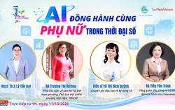 Đón xem livestream Talkshow "Phụ nữ thời đại mới" - Chủ đề: "AI đồng hành cùng phụ nữ trong thời đại số"