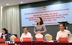 TPHCM hiệp thương lần ba danh sách ứng cử đại biểu Quốc hội khóa XVI