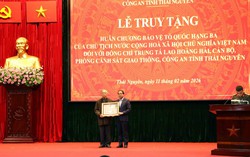 Thái Nguyên: Truy tặng “Huân chương Bảo vệ Tổ quốc” cho Trung tá Lao Hoàng Hải