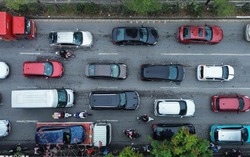 Phân luồng cho xe đi ngược chiều trên tuyến cao tốc Pháp Vân-Cao Bồ-Mai Sơn