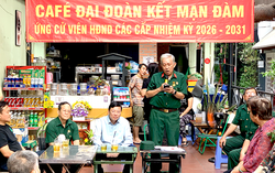 TPHCM: Độc đáo mô hình mạn đàm tiểu sử ứng cử viên bên ly cà phê