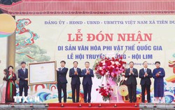 Bắc Ninh đón nhận danh hiệu Di sản Văn hóa Phi Vật thể Quốc gia Lễ hội Lim