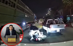 Ép ngã xe máy trên Vành đai 3: Tài xế bán tải đối diện nguy cơ bị xử lý hình sự