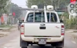 Phạt gần 40 triệu đồng tài xế và cơ quan sở có xe biển xanh phạm luật ở Thanh Hóa