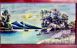 Tranh kiếng Nam bộ: “Tấm gương” phản chiếu đời sống văn hóa phương Nam