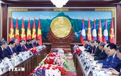 Tổng Bí thư Tô Lâm hội đàm với Tổng Bí thư, Chủ tịch nước Lào Thonglun Sisoulith