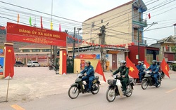 Rực rỡ vùng biên đón ngày bầu cử