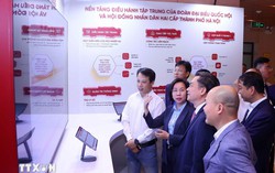 Hà Nội khai trương nền tảng điều hành tập trung của Đoàn đại biểu Quốc hội, HĐND