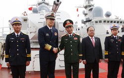 Bộ trưởng Bộ Quốc phòng Việt Nam và Trung Quốc dự Lễ khởi hành tuần tra liên hợp hải quân