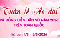 "Tuần lễ Áo dài" và đồng diễn dân vũ năm 2026 trên toàn quốc