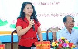 Ứng cử viên ĐBQH Nguyễn Quỳnh Liên cam kết đấu tranh cho bình đẳng giới
