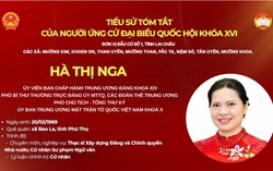 Bà Hà Thị Nga ứng cử Đại biểu Quốc hội khóa XVI tại Đơn vị bầu cử số 1, tỉnh Lai Châu
