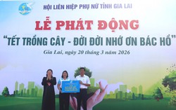 Hội LHPN tỉnh Gia Lai phát động "Tết trồng cây - Đời đời nhớ ơn Bác Hồ" năm 2026