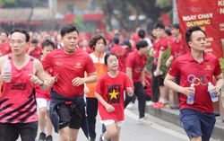 Hơn 15.000 người tham gia Ngày chạy Olympic "Vì sức khỏe toàn dân - Vì an ninh Tổ quốc"