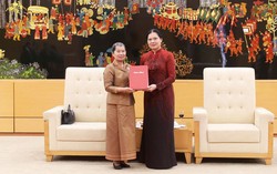 Đoàn đại biểu cấp cao Hội đồng Quốc gia Mặt trận Đoàn kết Phát triển Tổ quốc Campuchia kết thúc tốt đẹp chuyến thăm và làm việc tại Việt Nam