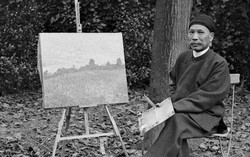 Chiêm ngưỡng loạt tranh quý của vua Hàm Nghi tại Hà Nội