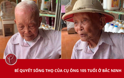 Bí quyết sống thọ của cụ ông 105 tuổi ở Bắc Ninh