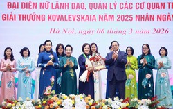 Video: Thủ tướng gặp mặt đại diện nữ lãnh đạo và trao Giải thưởng Kovalevskaia năm 2025