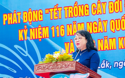 Phụ nữ Đắk Lắk phát động "Tết trồng cây đời đời nhớ ơn Bác Hồ" và Năm Thi đua 2026