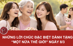 Những lời chúc đặc biệt dành tặng "một nửa thế giới" Ngày 8/3