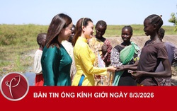Nữ quân nhân Việt Nam sẻ chia yêu thương với phụ nữ, trẻ em ở Nam Sudan