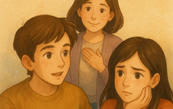 Con trai lộ chuyện nói dối chơi game