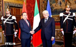 Việt Nam-Italy nhất trí tăng cường ủng hộ lẫn nhau tại các tổ chức quốc tế
