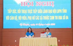 Hội LHPN tỉnh Tuyên Quang đối thoại với cán bộ, hội viên, phụ nữ