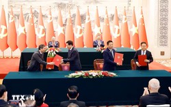 Lễ ký kết một số văn kiện hợp tác tiêu biểu giữa Việt Nam-Trung Quốc