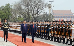 Tổng Bí thư, Chủ tịch Trung Quốc Tập Cận Bình chủ trì Lễ đón chính thức Tổng Bí thư, Chủ tịch nước Tô Lâm