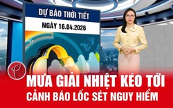 Bản tin thời tiết ngày 16/4: Bắc Bộ và Thanh Hóa có khả năng đón mưa dông diện rộng