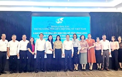 TƯ Hội LHPN Việt Nam kiểm tra, giám sát hoạt động ủy thác tại Vĩnh Long