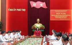 Đoàn kiểm tra của Bộ Chính trị làm việc với Ban Thường vụ Tỉnh ủy Phú Thọ